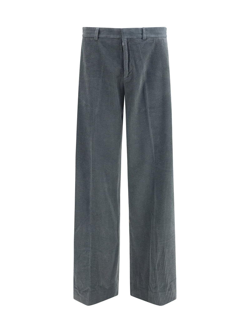 Magliano Magliano Corduroy Pants Grey Men - World Class Fashion