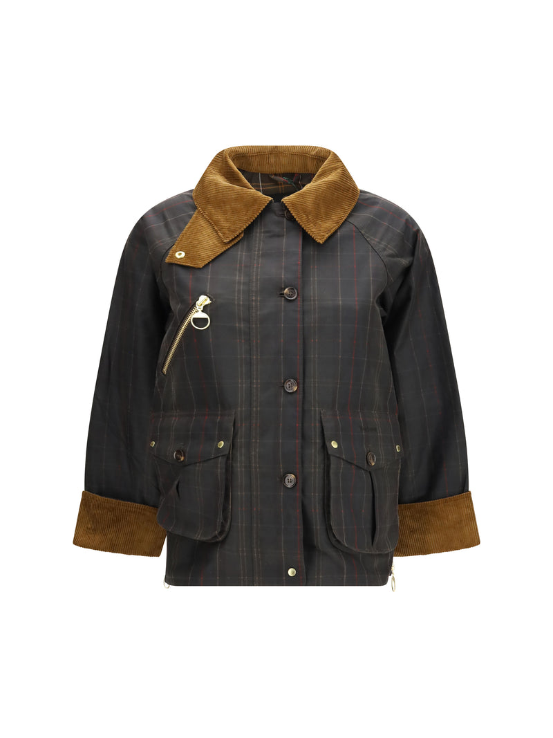 Barbour Barbour Marena Check Waxed Jacket Classic Tartan - World Class Fashion