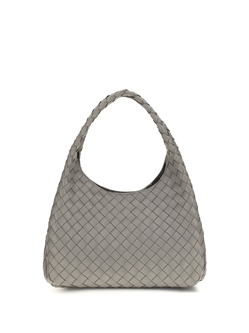 Bottega Veneta Bottega Veneta Campana Shoulder Bag Basalt-Muse Brass - World Class Fashion