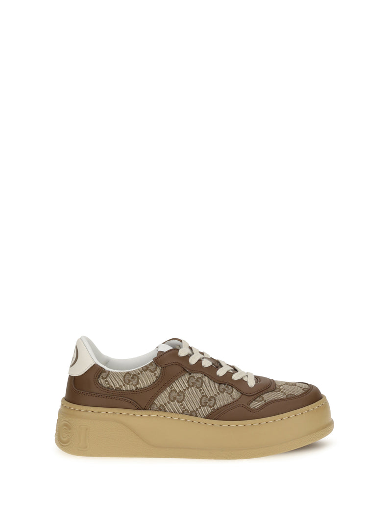 Gucci Gucci GG Chunky Sneakers Hazelnut/Beige Women - World Class Fashion