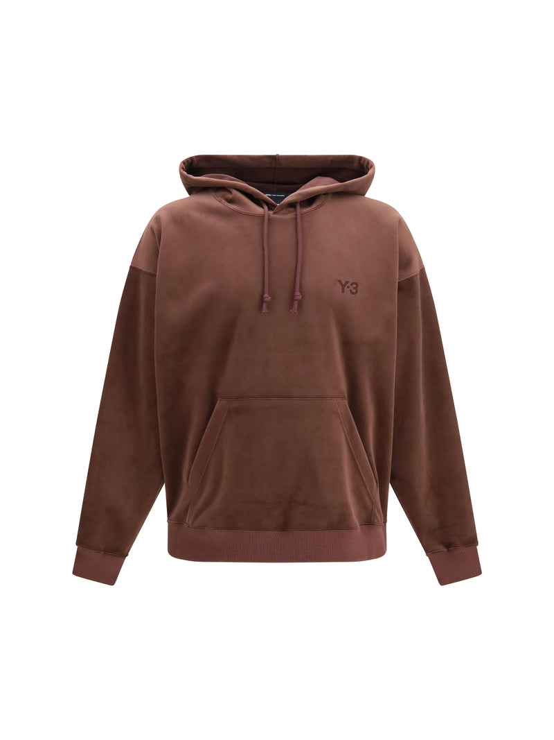 Y-3 Y-3 Corduroy Hooded Sweatshirt Night Red - World Class Fashion