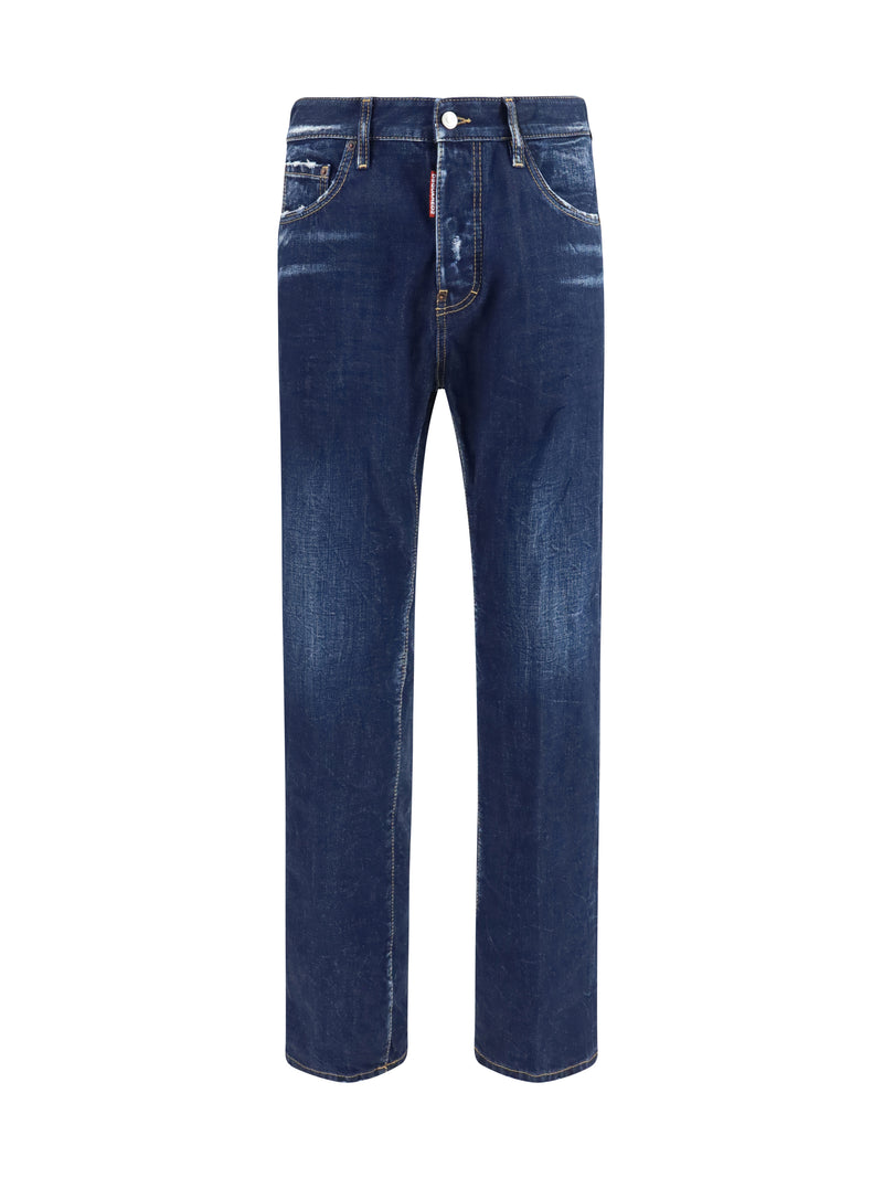 Dsquared2 Dsquared2 Straight Leg Denim Jeans - World Class Fashion
