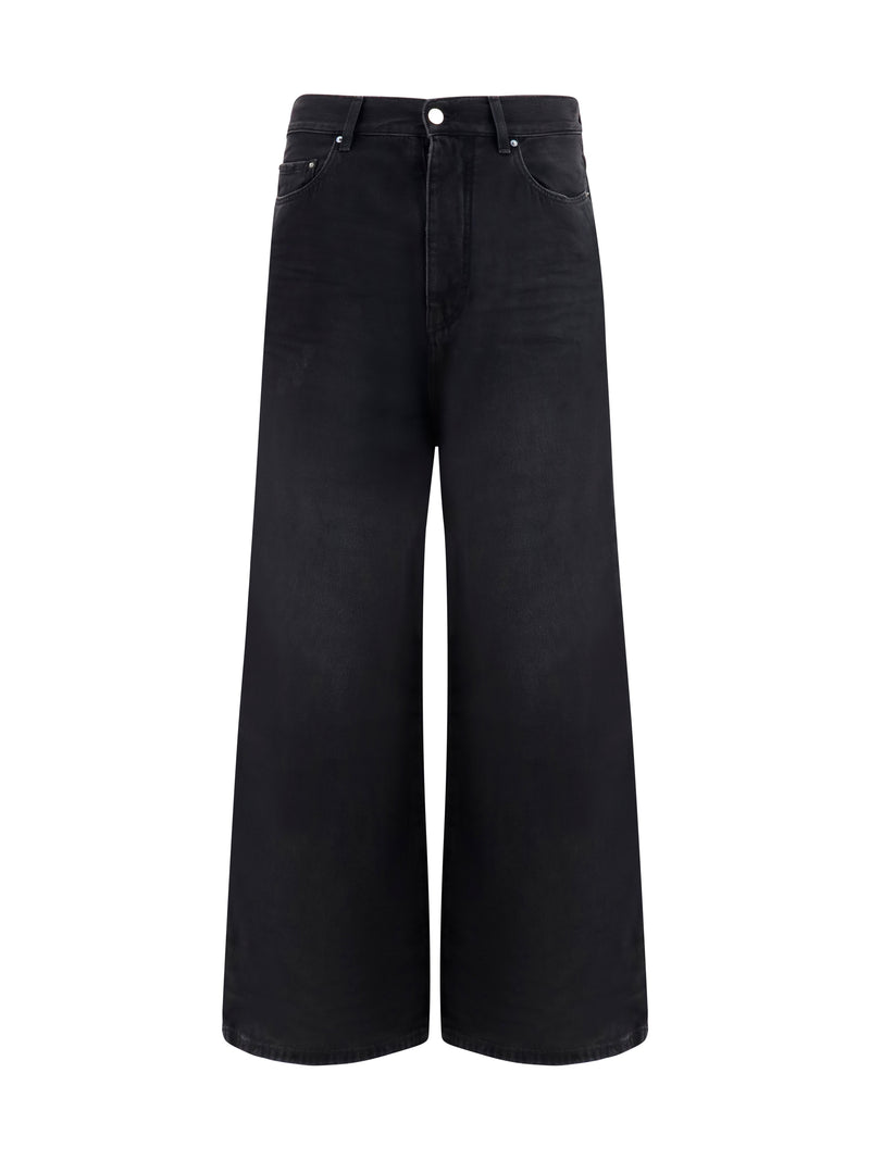 Amiri Amiri Wide-leg Jeans Vintage Black - World Class Fashion
