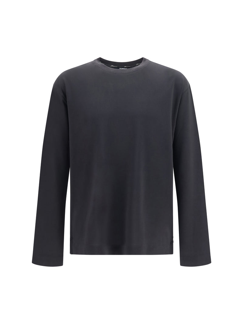 Jacquemus Jacquemus Rond Carré Long-sleeve T-shirt Black - World Class Fashion