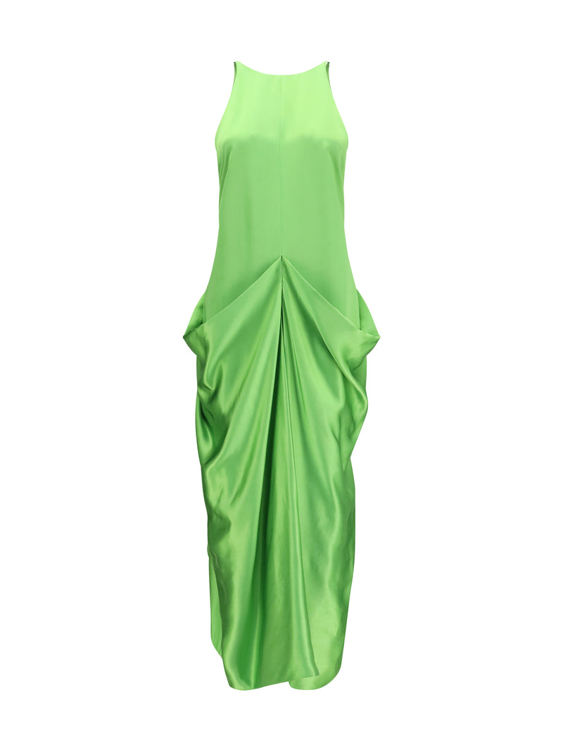Khaite Khaite Kent Dress Absinthe - World Class Fashion