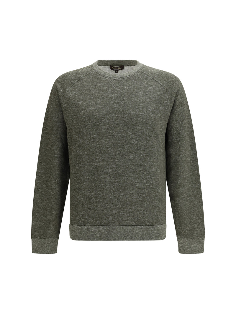 Loro Piana Loro Piana Cotton Crew Neck Sweatshirt - World Class Fashion
