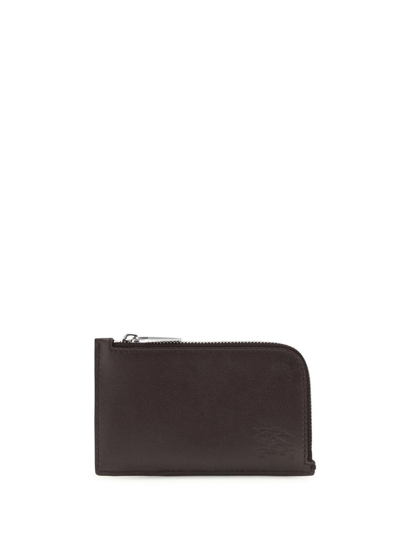 Burberry Burberry Check Zipped Card Holder Sand - World Class Fashion