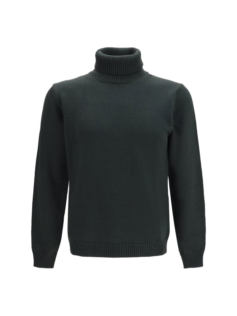 Roberto Collina Roberto Collina Turtleneck Wool Sweater Blue - World Class Fashion