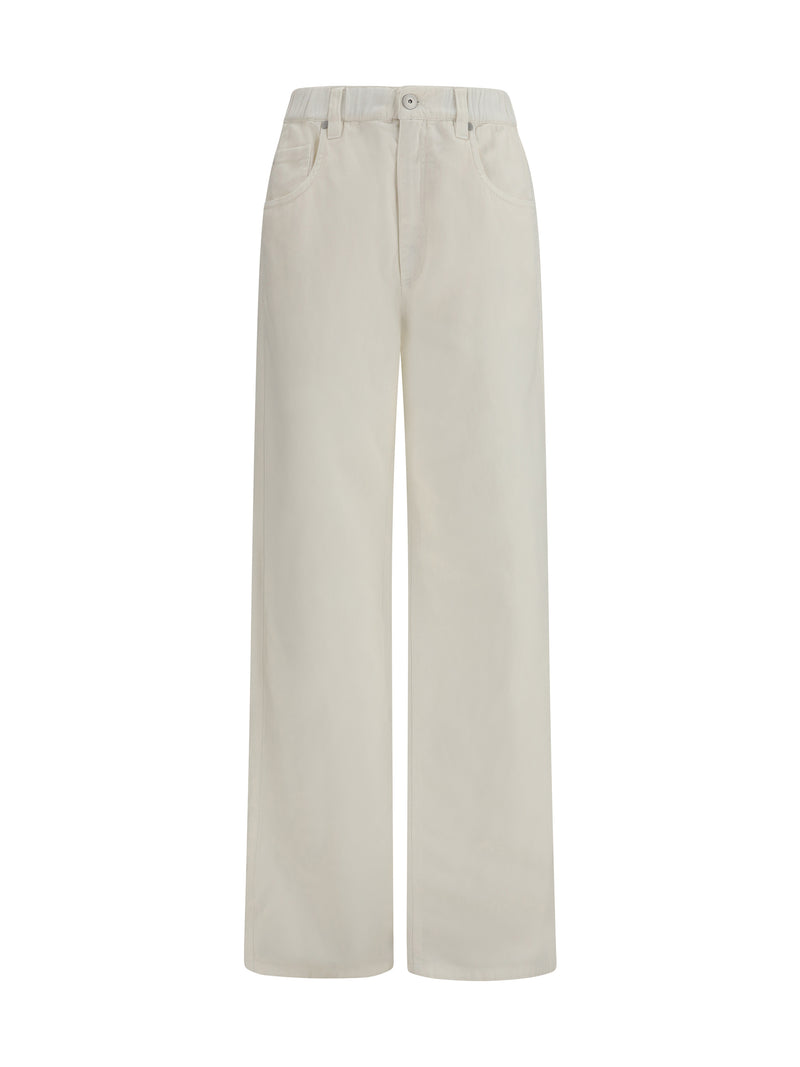 Brunello Cucinelli Brunello Cucinelli Wide-leg Jeans Panama - World Class Fashion