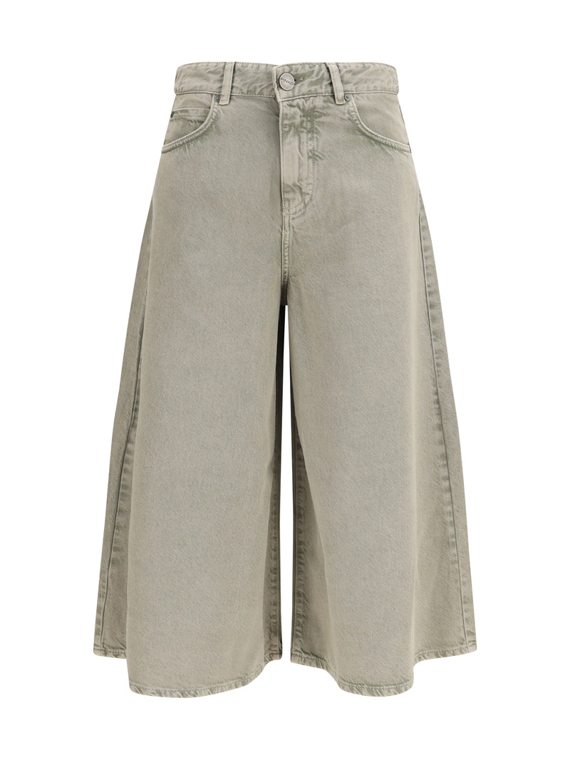 Pinko Pinko Bermuda Jeans Verde Vertiver Women - World Class Fashion