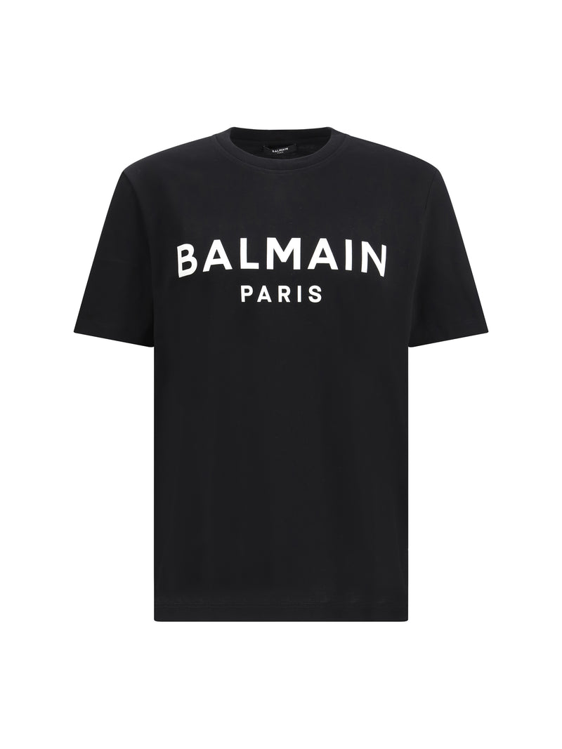 Balmain Balmain Cotton Print T-shirt Noir/Blanc - World Class Fashion
