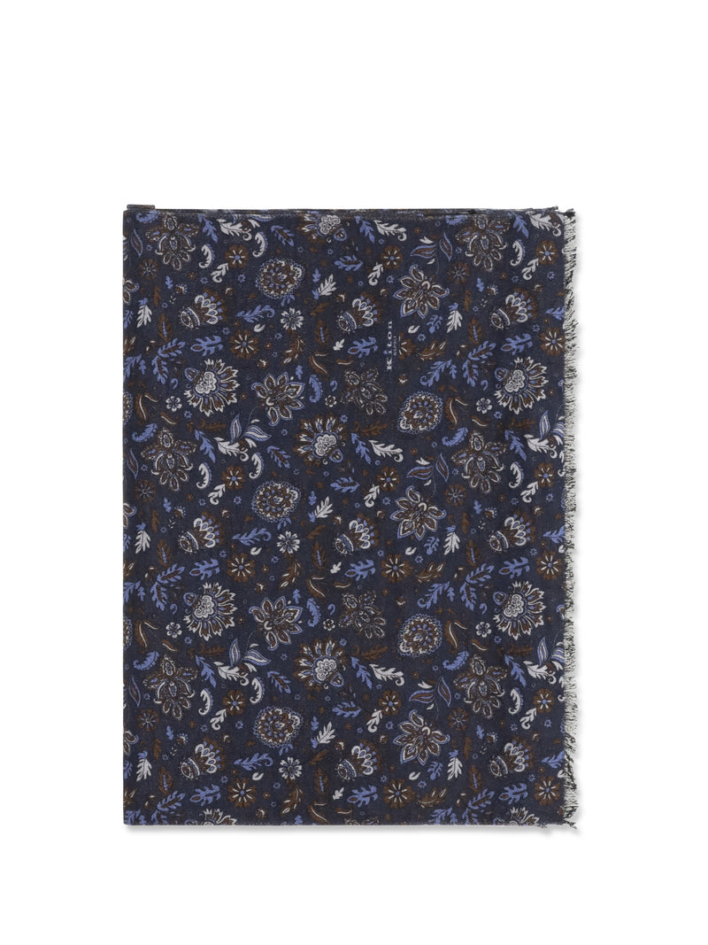 Kiton Kiton Paisley Patterned Silk Scarf Multicolor - World Class Fashion