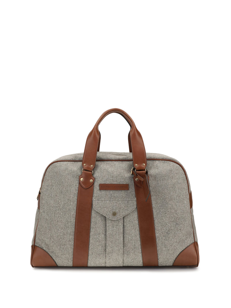 Brunello Cucinelli Bolsa de viaje Brunello Cucinelli Army Washed - World Class Fashion