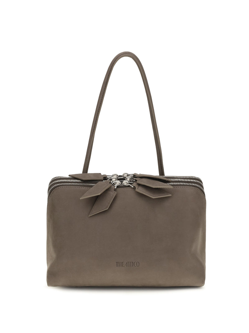 The Attico The Attico L’altra Di Milano Shoulder Bag Grey - World Class Fashion
