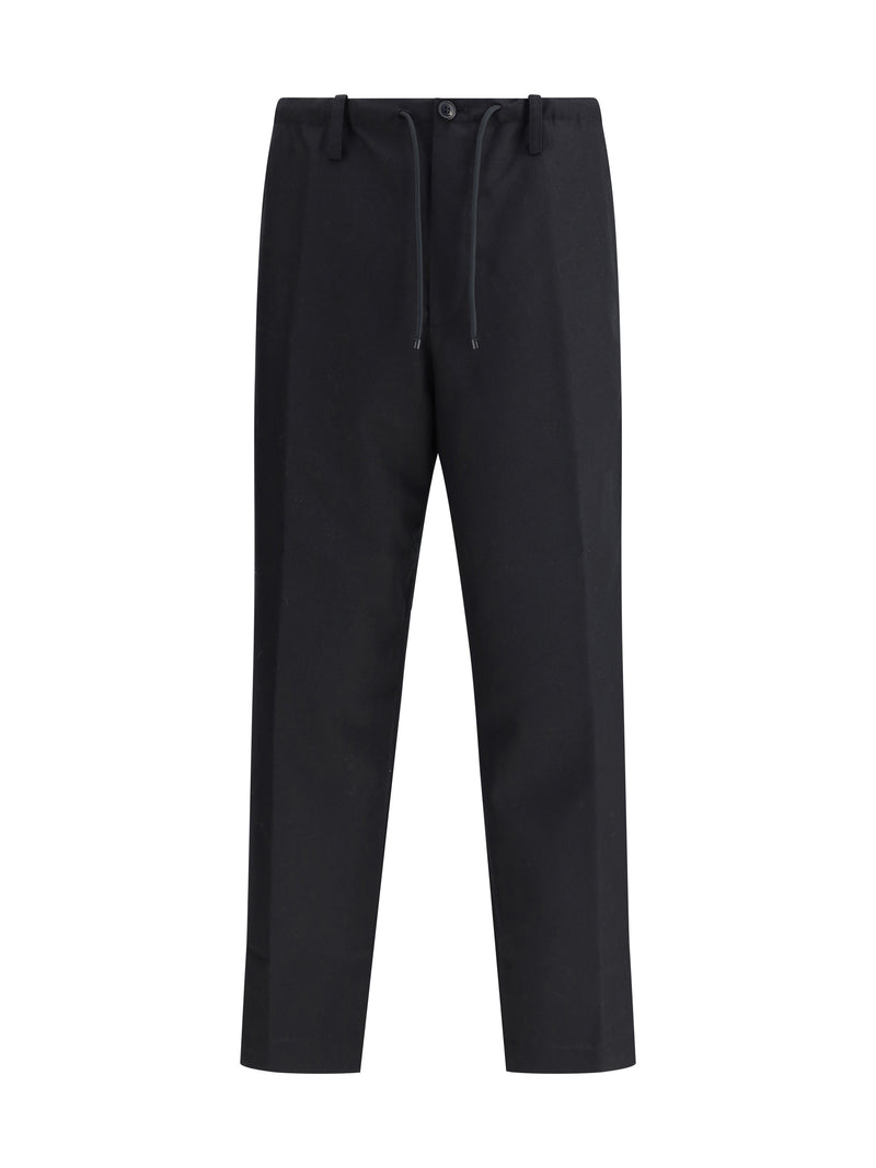 Dries Van Noten Dries Van Noten Wool Pants Black Men - World Class Fashion
