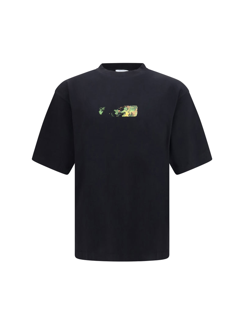 Off-white Off-white Spices Arrow Skate T-shirt Black - World Class Fashion