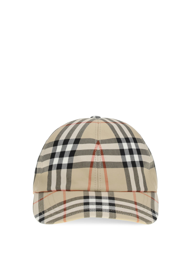 Burberry Burberry Check Cotton Baseball Cap - World Class Fashion