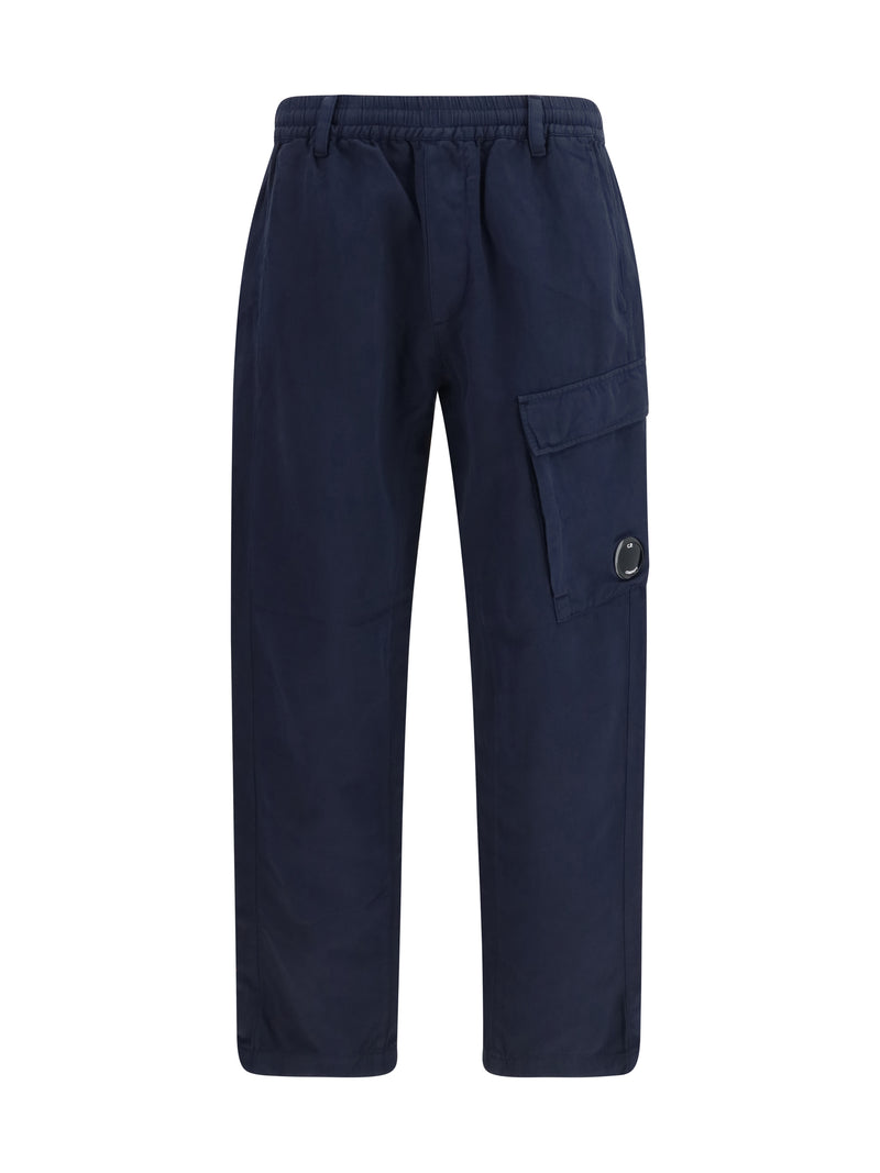 C.P. Company C.p. Company Cotton Rip-stop Boxy Lens Cargo Pants - World Class Fashion