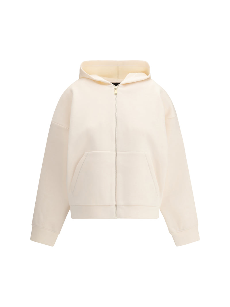 Fabiana Filippi Fabiana Filippi Hooded Sweatshirt Burro - World Class Fashion