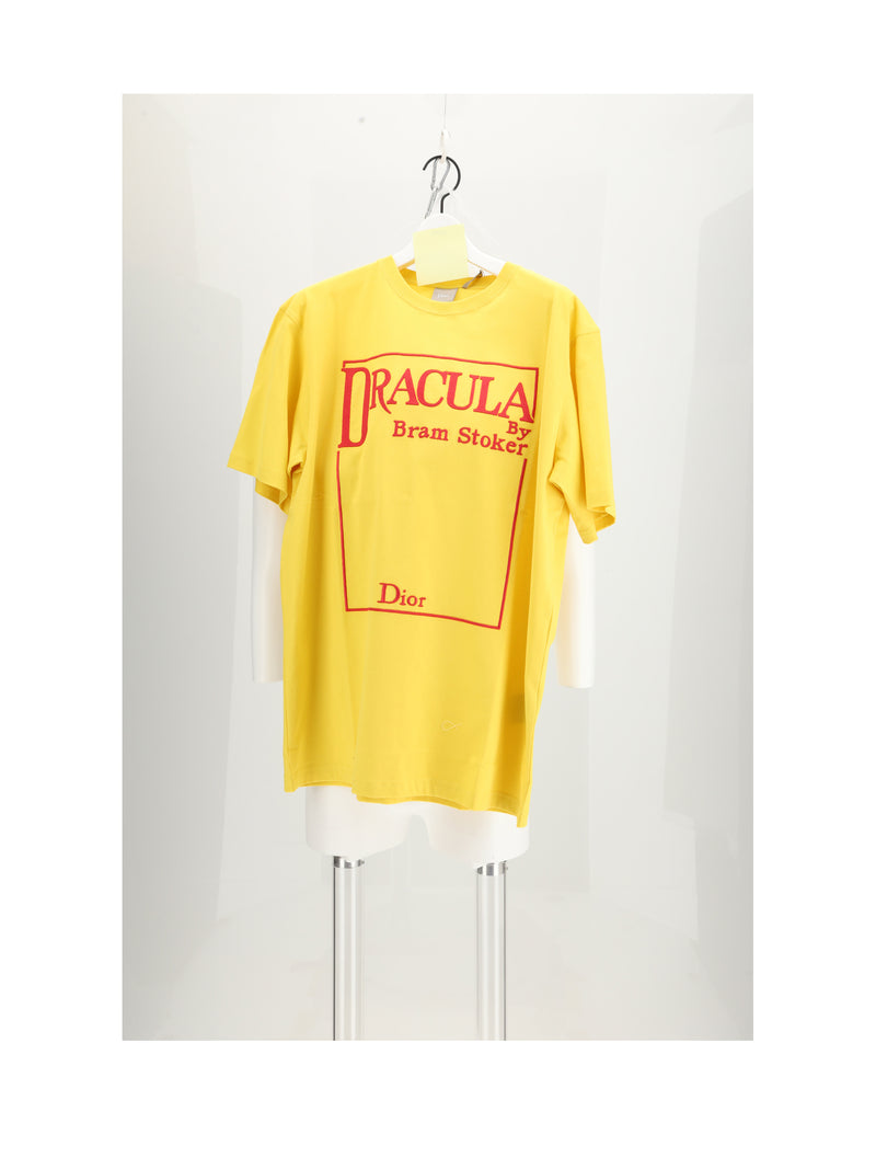 Dior Homme Dior Homme Dracula Must Buy T-shirt Yellow - World Class Fashion