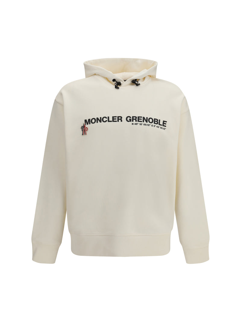 Moncler Grenoble Moncler Grenoble Cotton Hoodie Cream Men - World Class Fashion