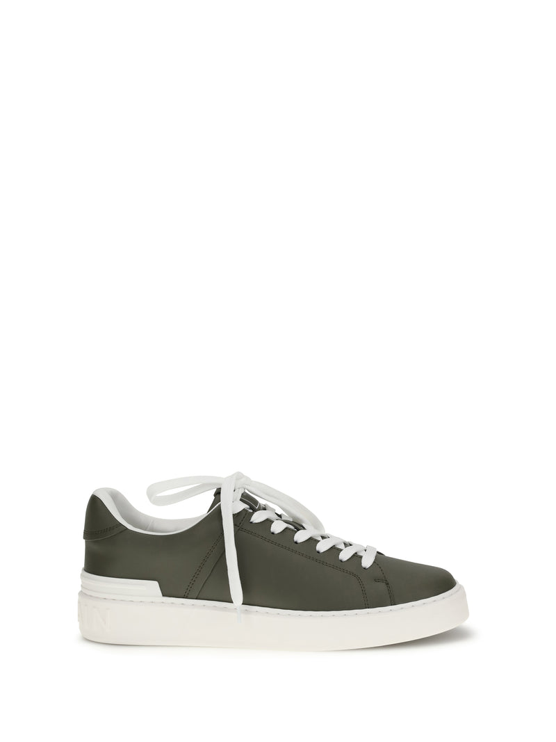 Balmain Balmain B-court Sneakers Dark Olive Men - World Class Fashion