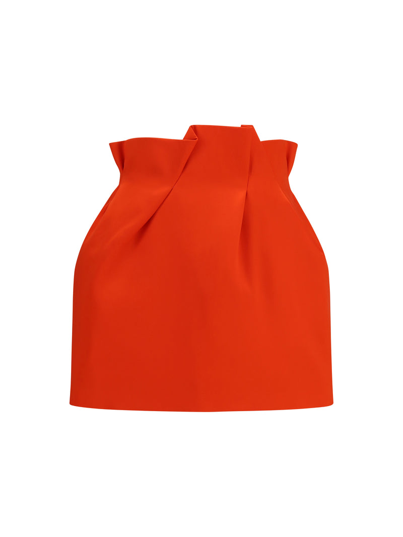 Magda Butrym Magda Butrym Silk Mini Skirt Red Women - World Class Fashion