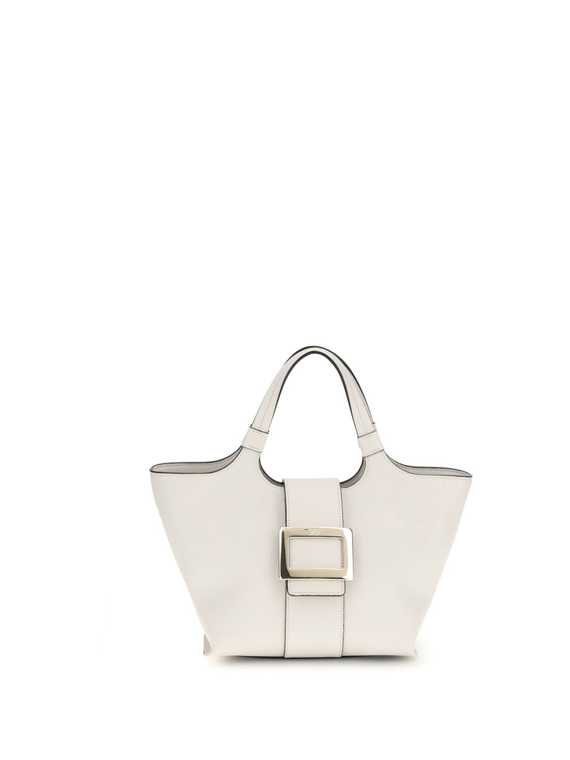 Roger Vivier Roger Vivier Belle Vivier Handbag Medium Grey - World Class Fashion