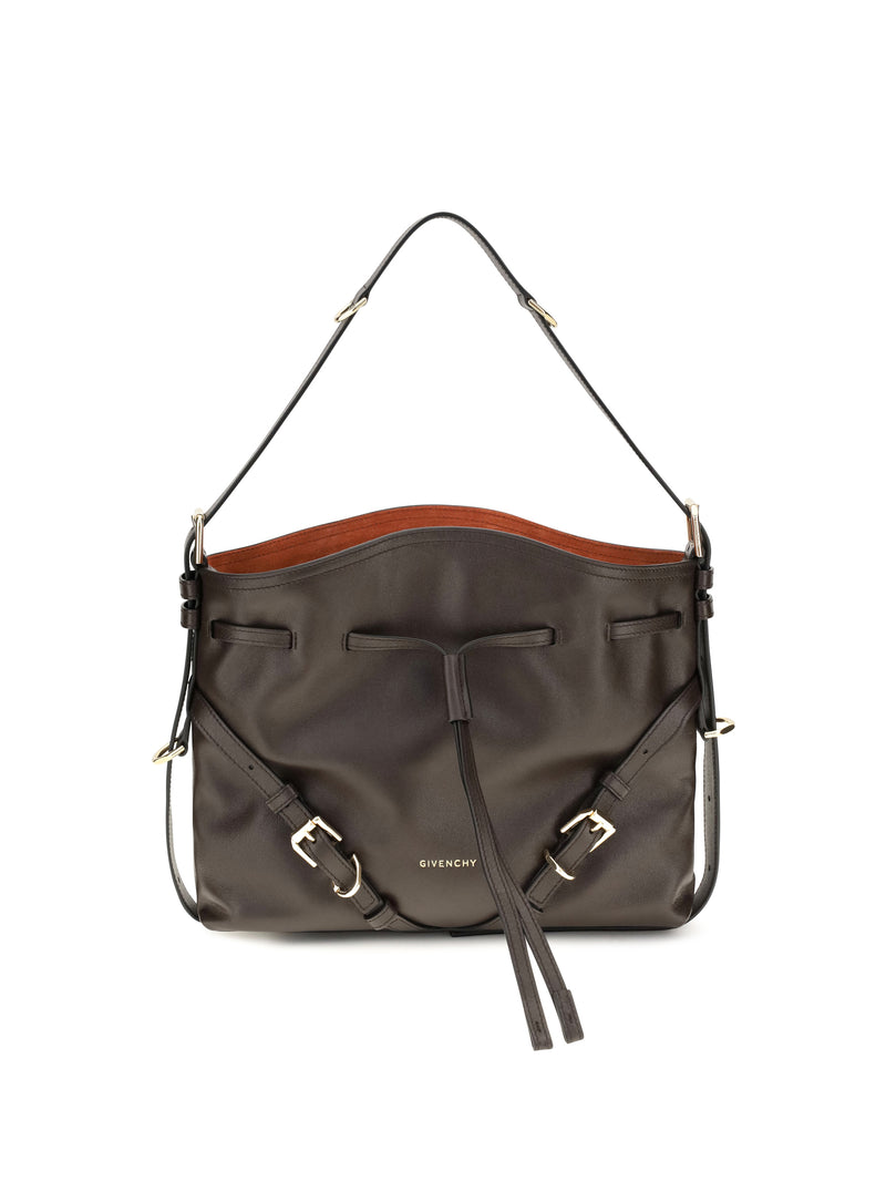 Givenchy Givenchy Small Voyou Bucket Handbag Chocolate - World Class Fashion