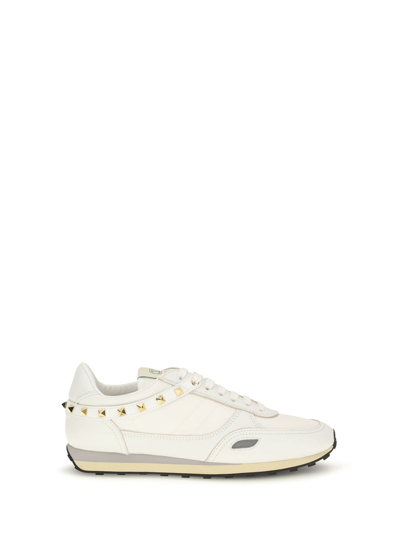 Valentino Garavani Valentino Garavani Stud Up Sneakers White Men - World Class Fashion
