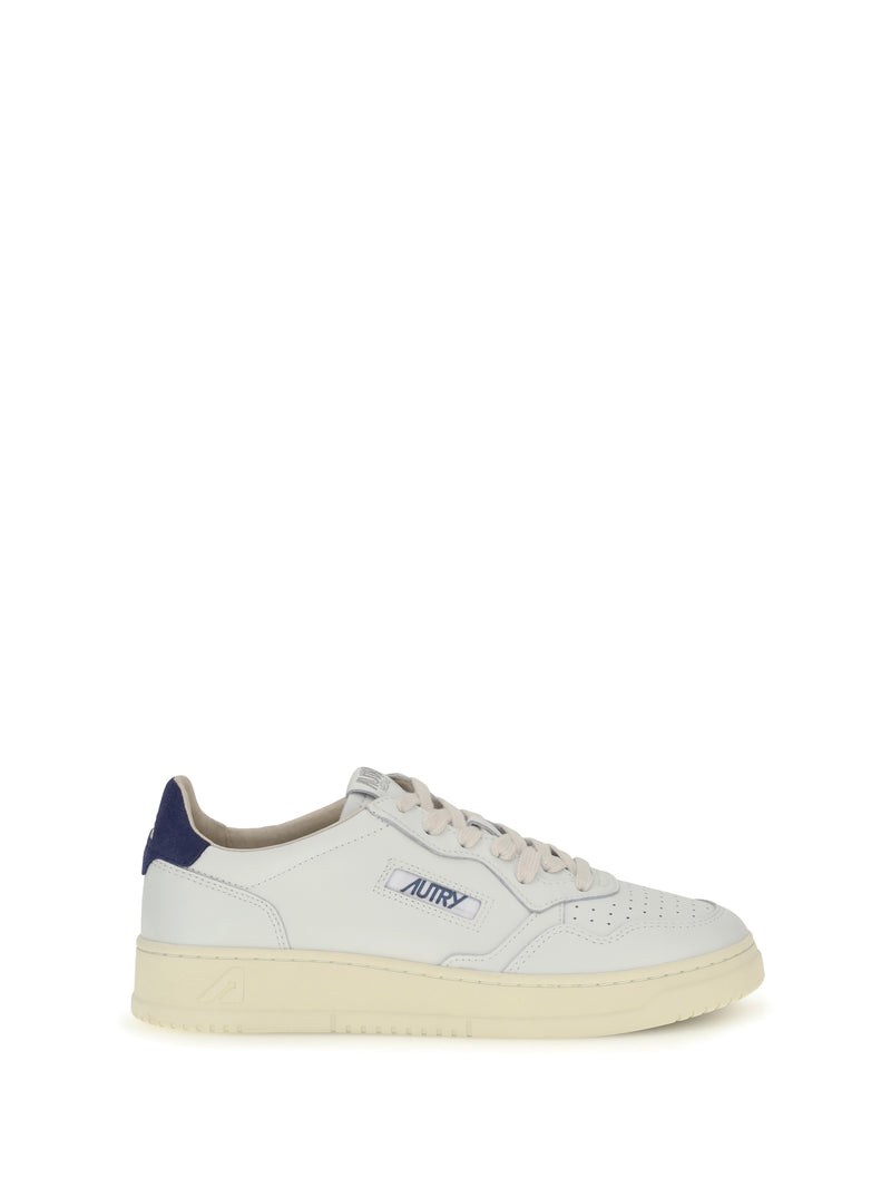 Autry Autry Medalist Low Sneakers White/Blue Men - World Class Fashion