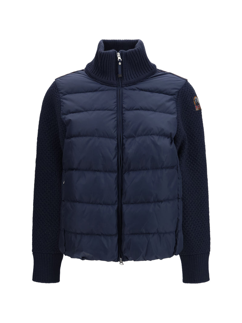 Parajumpers Parajumpers Moonie Hybrid Cardigan Jacket Blue Navy - World Class Fashion