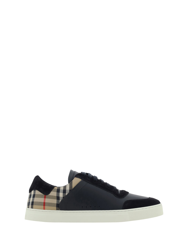 Burberry Burberry Stevie Sneakers Black/Arbeige IP Chk - World Class Fashion