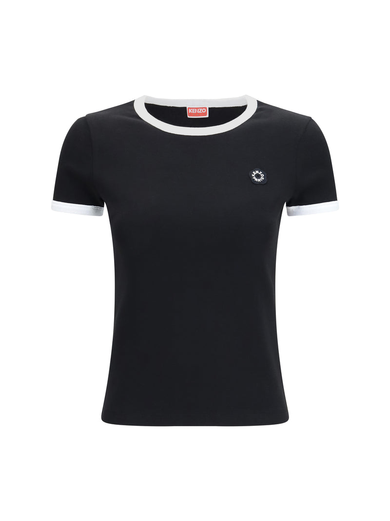 Kenzo Kenzo Boke Flower 2.0 Embroidered T-shirt Black - World Class Fashion