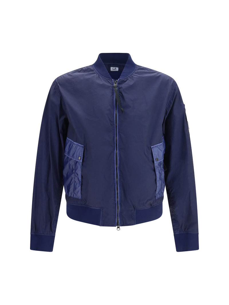 C.P. Company C.P. Company Bi-TM Mixed Lens Bomber Jacket Blueprint - World Class Fashion