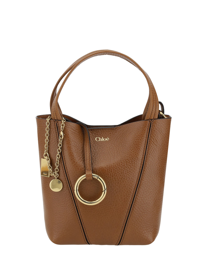 Chloe Chloé Spin Shoulder Bag Clay Brown - World Class Fashion