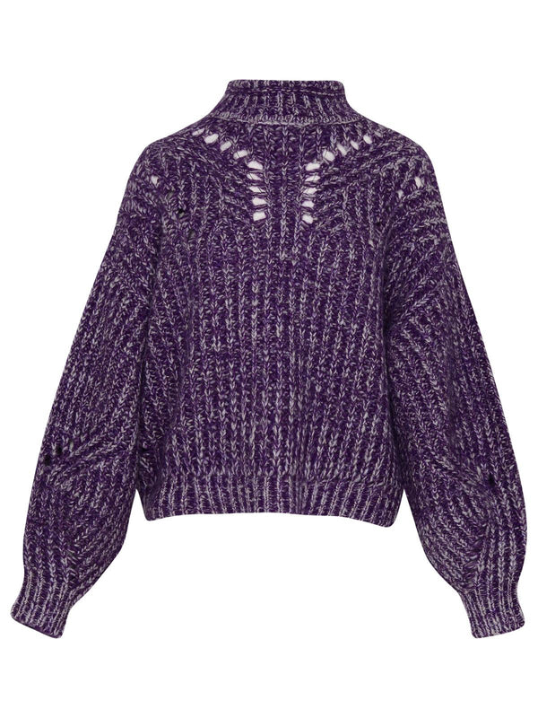 Isabel Marant Jarren Blend Mohair Viola Turtleneck Sweater