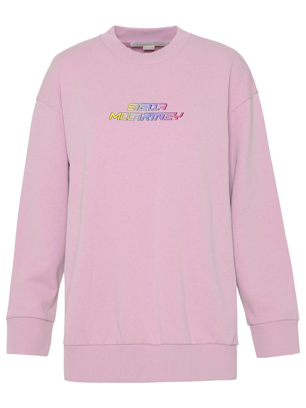 Stella Mccartney Lilac Cotton Sweatshirt