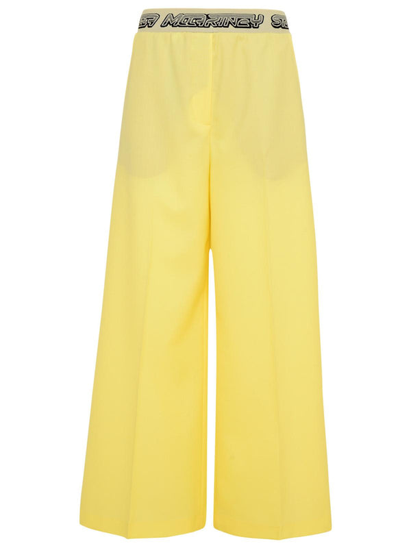 Stella Mccartney Yellow Wool Pants