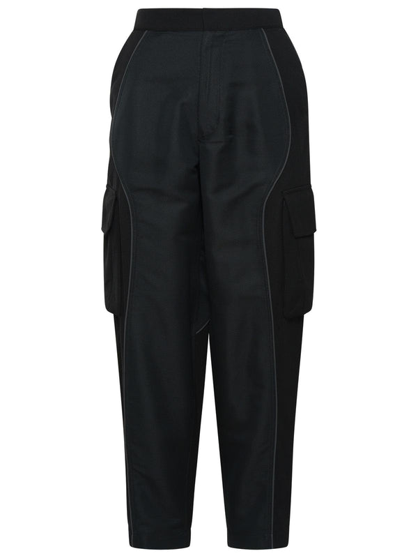 Ferrari Black Nylon Blend Trousers