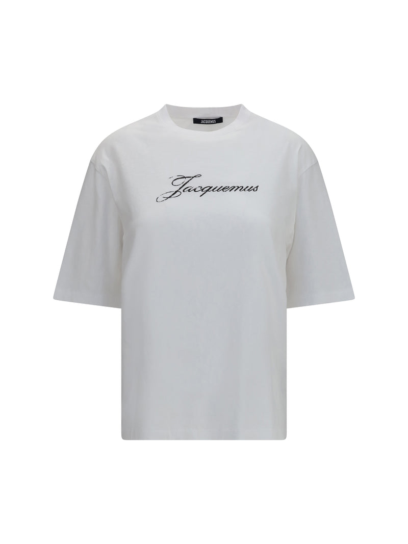 Jacquemus Jacquemus Cotton Logo T-shirt White Women - World Class Fashion