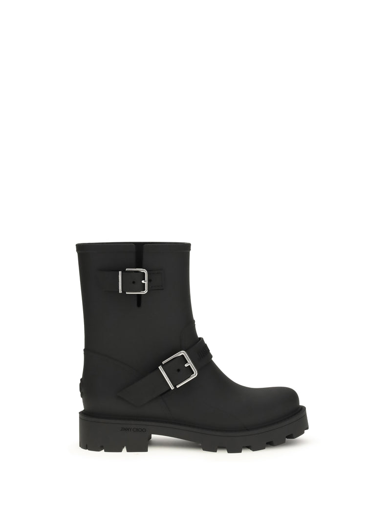 Jimmy Choo Jimmy Choo TPU Rain Boots Black Women - World Class Fashion
