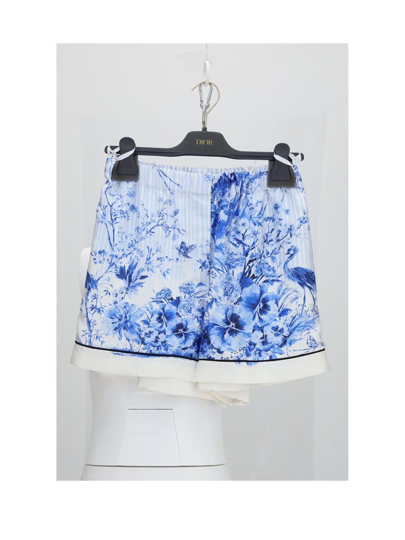 Dior Dior Silk Trousers Blue Women - World Class Fashion