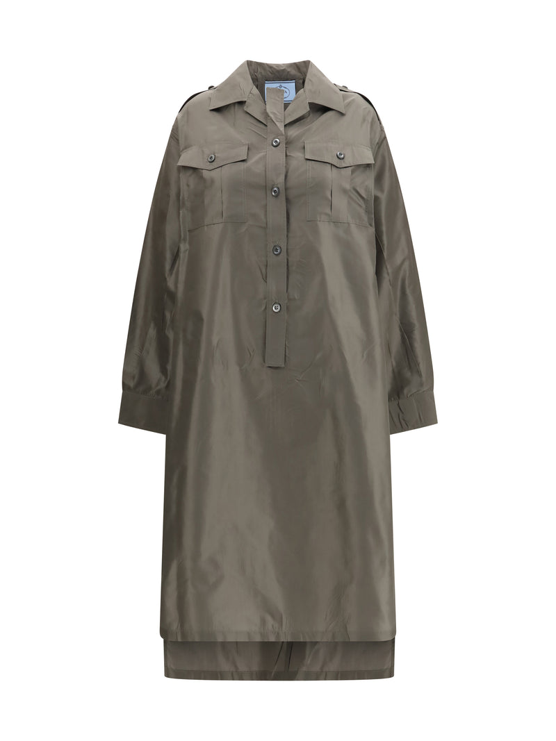 Prada Prada Taffeta Dress Mimetico Women - World Class Fashion