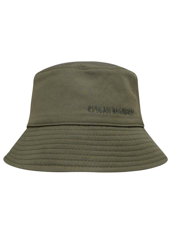 Ruslan Baginskiy Green Cotton Blend Hat