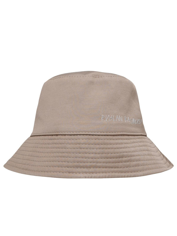 Ruslan Baginskiy Beige Cotton Blend Hat