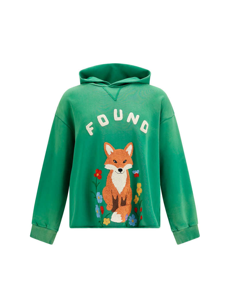 Found Found Embroidered Wildlife Hoodie - World Class Fashion