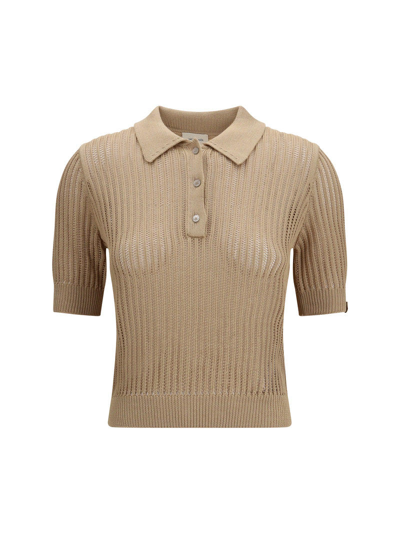 Jacob Cohen Jacob Cohen Cotton Polo Light Camel Women - World Class Fashion
