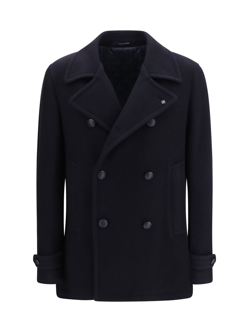 Tagliatore Tagliatore Wool Caban Coat - World Class Fashion