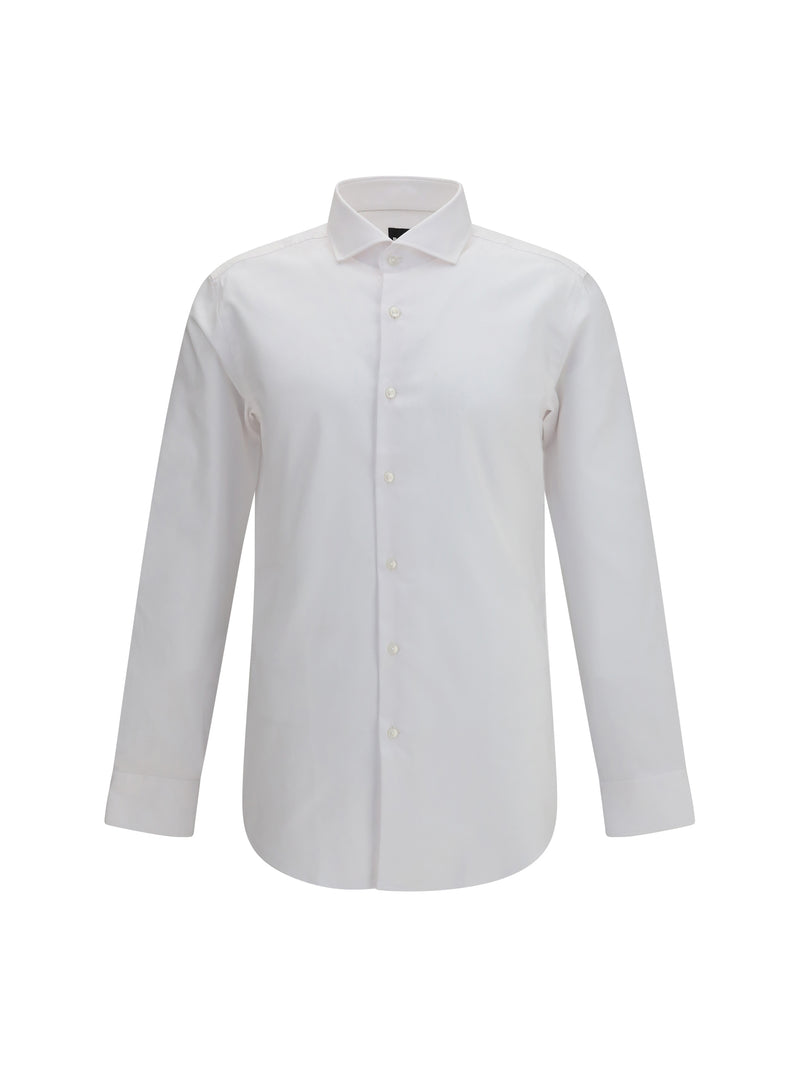Hugo Boss Black Hugo Boss Black Cotton Shirt White Men - World Class Fashion